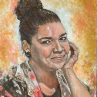 “Bebel” óleo sobre tela.